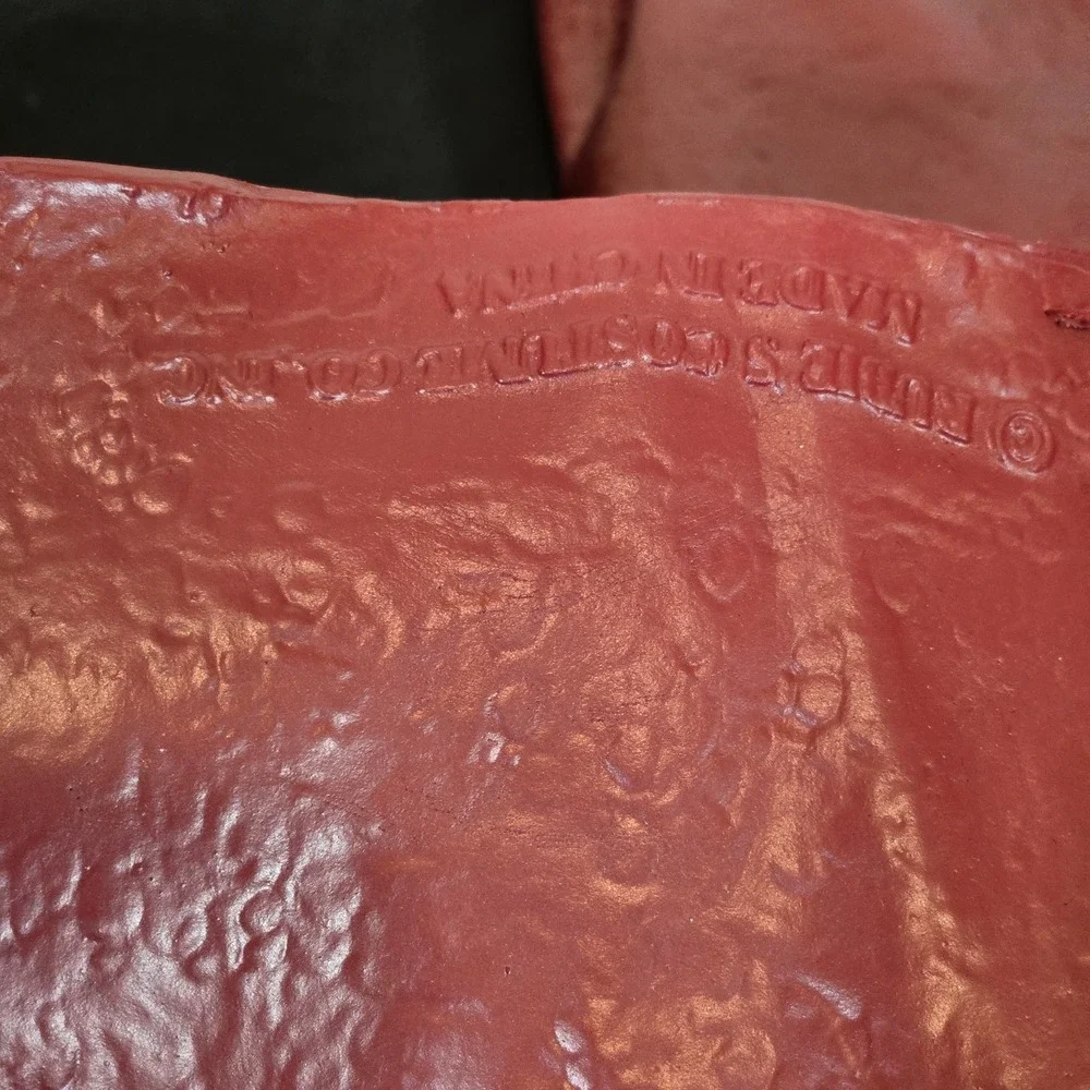 Vintage Rubies Costume Co. Red Rubber Gloves (from a long-gone chicken costume)